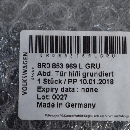 NEW AUDI Q5 8R REAR LEFT DOOR LOWER MOULDING 8R0853969LGRU ORIGINAL