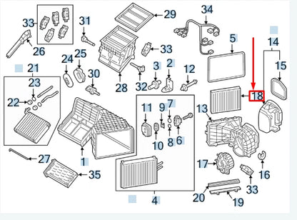 NEW VOLKSWAGEN TOUAREG 7P CABIN AIR FILTER 7P5819631