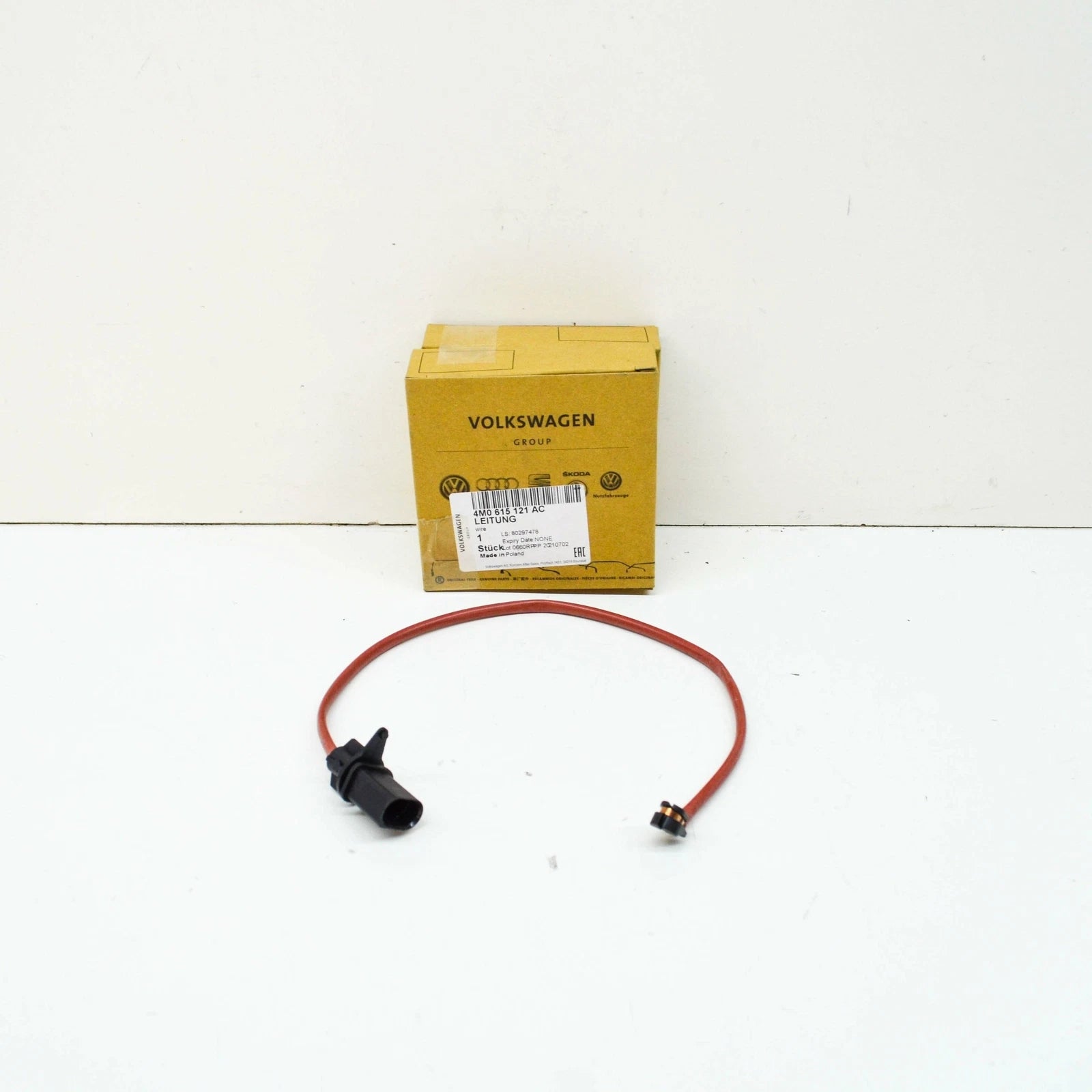 NEW VW TOUAREG CR FRONT BRAKE PAD WEAR INDICATOR SENDER WIRE 4M0615121AC