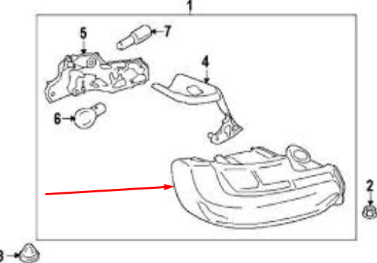 new bmw 2 f22 rear right taillight 63217295428 7295428 original
