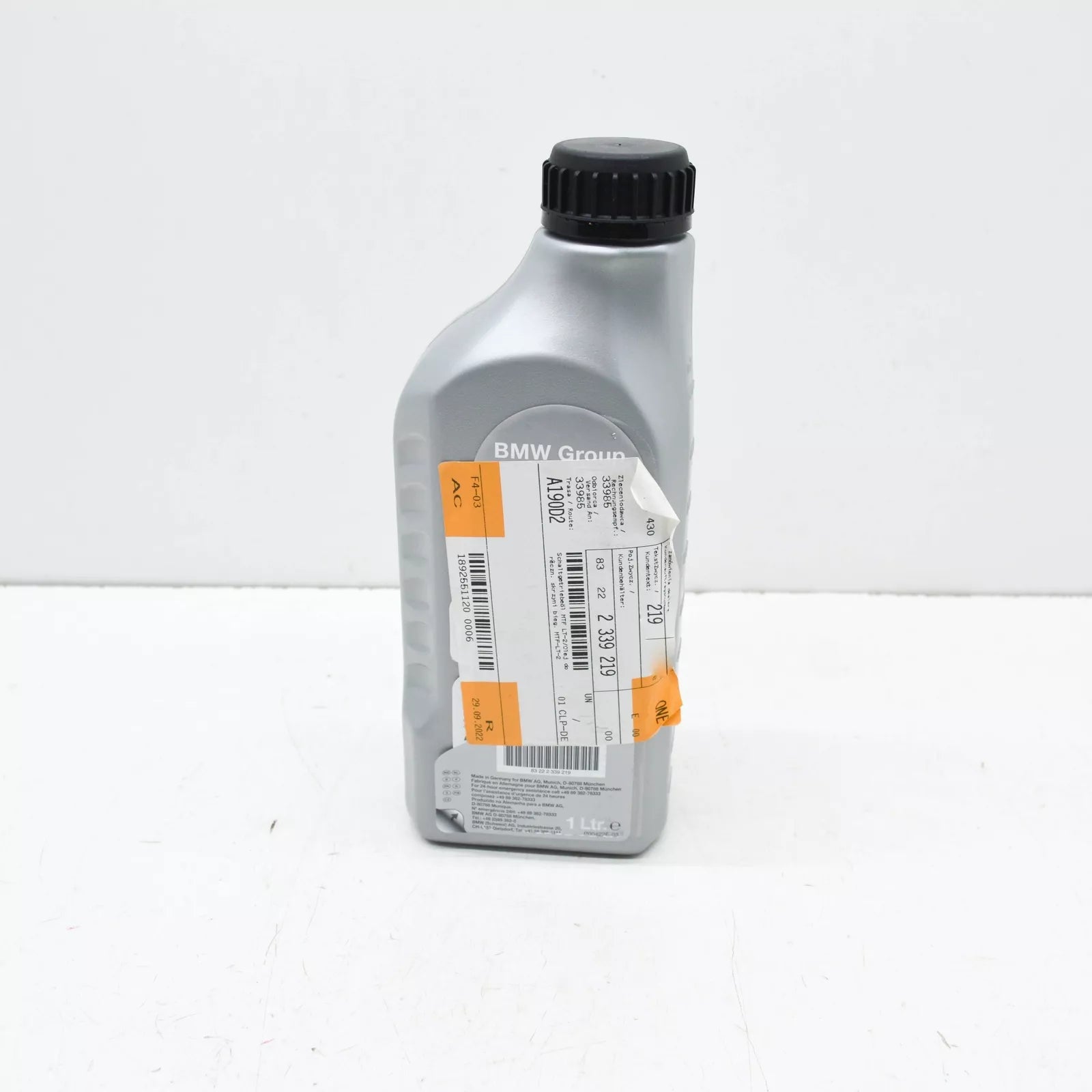 NEW BMW 1 E81 GEARBOX OIL 83222339219 2339219 ORIGINAL