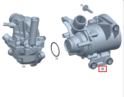 NEW MERCEDES-BENZ C W205 WATER PUMP A2642000301 ORIGINAL