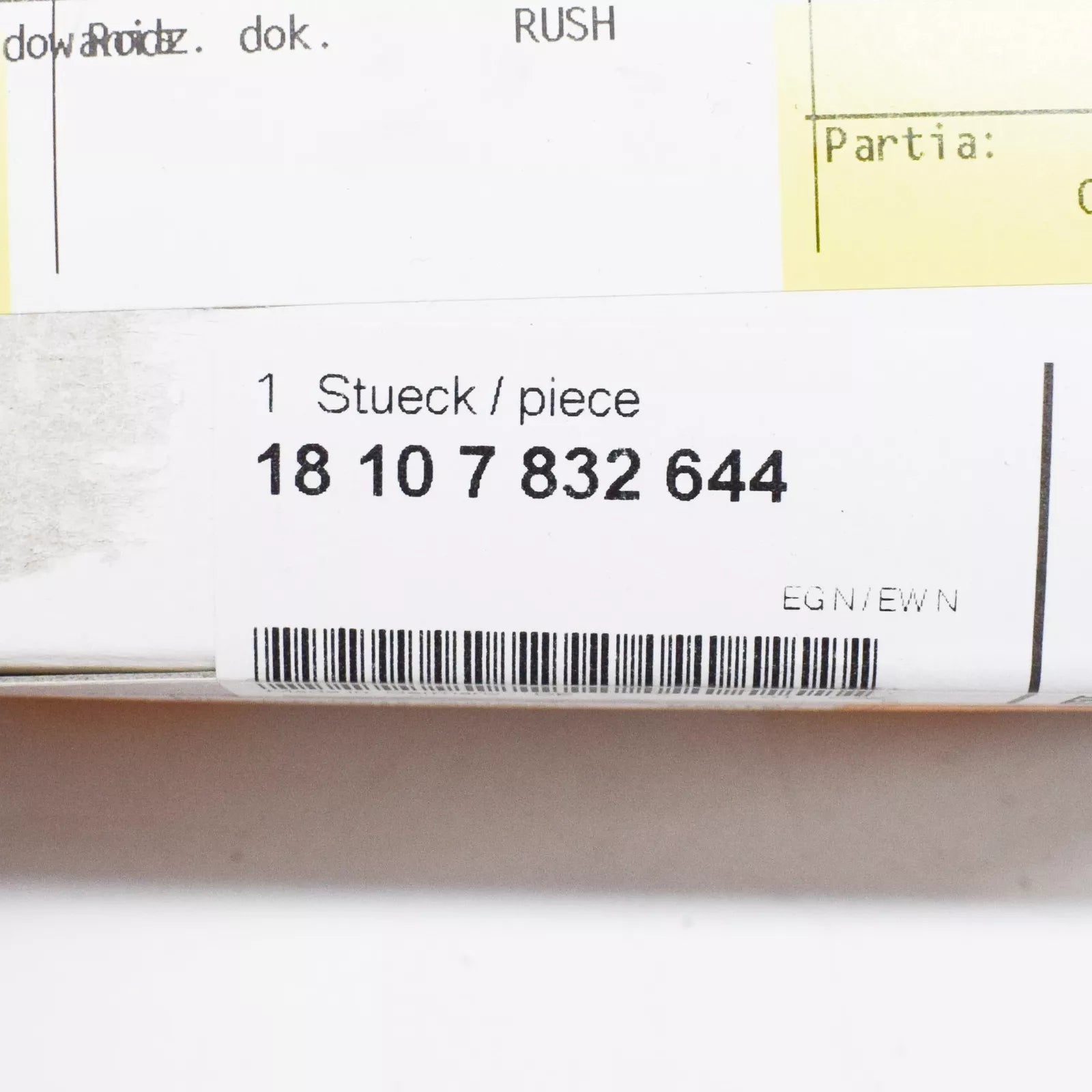 NEW BMW 3 CABRIO COUPE REAR EXHAUST TAIL PIPE 18107832644 ORIGINAL