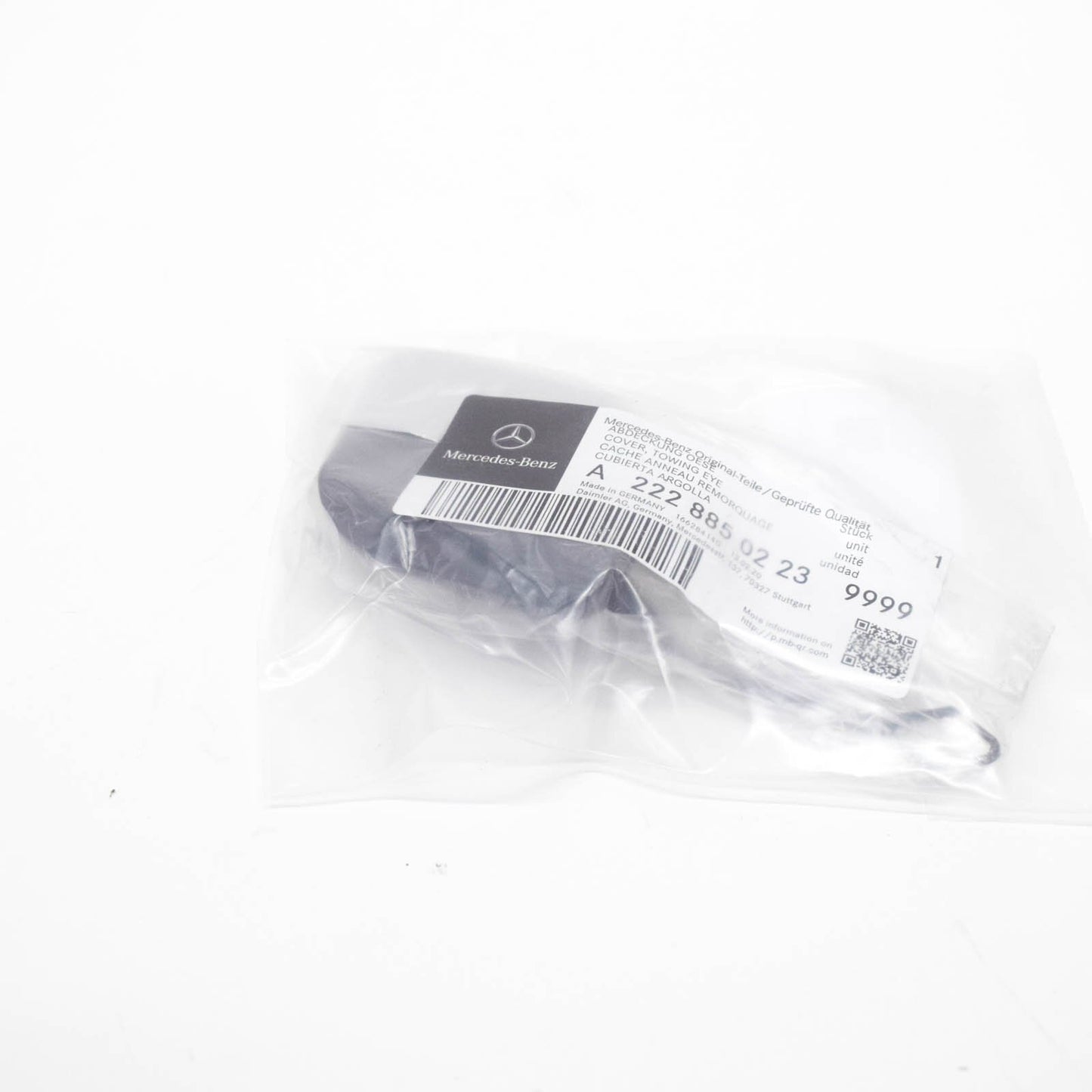 NEW MERCEDES-BENZ S-CLASS W222 REAR BUMPER TOW EYE COVER A22288502239999