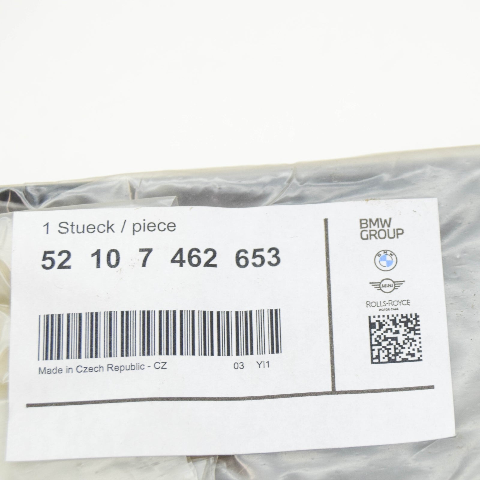 new bmw 6 gran turismo g32 rear left seat rail cover 52107462653 original