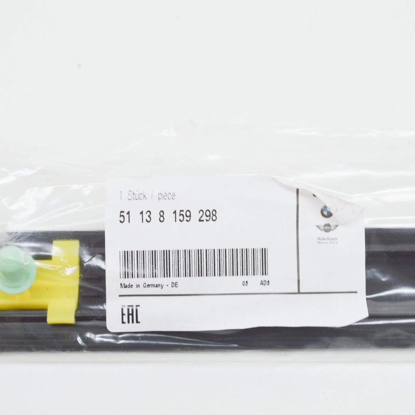 NEW BMW 5 E39 REAR RIGHT DOOR MOULDING 8159298 51138159298 ORIGINAL