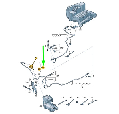 NEW AUDI A4 B9 REDUCTION AGENT INJECTOR 04L131113S ORIGINAL