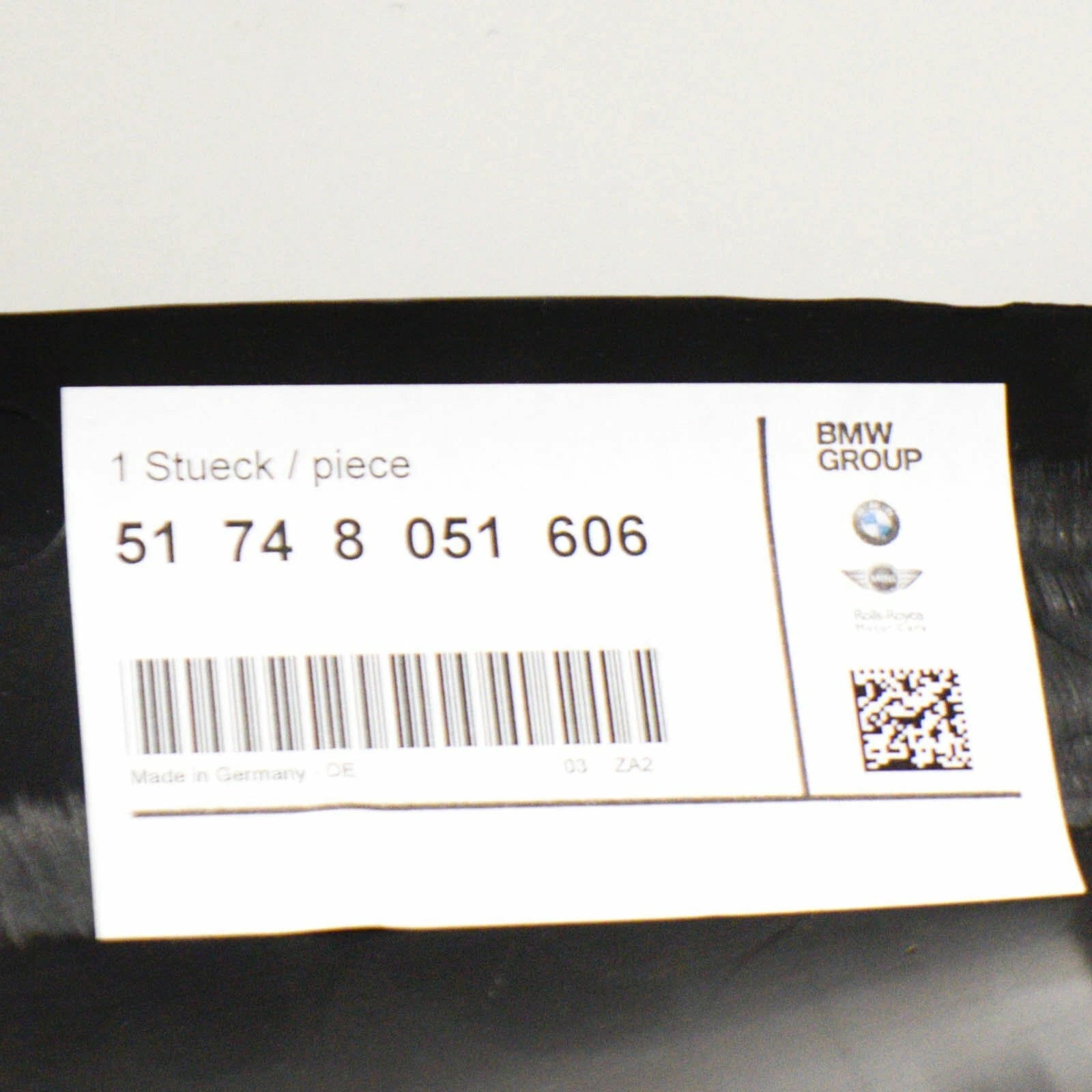 NEW BMW 1 M COUPE E82 FRONT RIGHT OIL COOLER AIR DUCT 51748051606 ORIGINAL