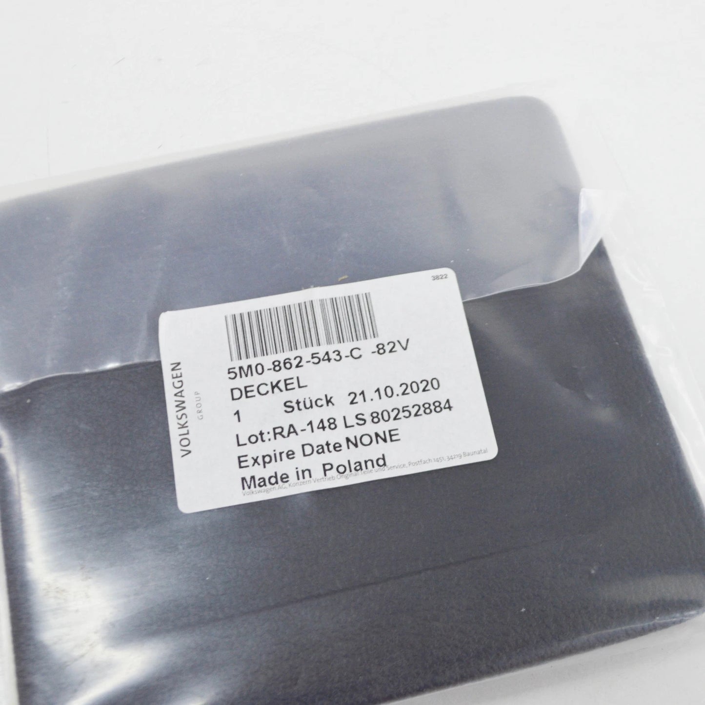 NEW VW TIGUAN 5N REAR CUP HOLDER LID COVER 5M0862543C82V ORIGINAL