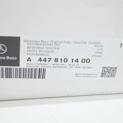 NEW MERCEDES-BENZ VITO W447 REAR CUP HOLDER A4478101400 ORIGINAL