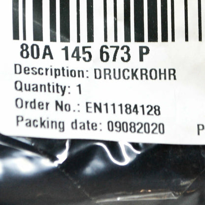 NEW AUDI Q5 80A LEFT SIDE INTERCOOLER TURBOCHARGER HOSE 80A145673P ORIGINAL