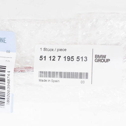 NEW BMW 7 F01,F02 LOWER REAR BUMPER CHROME TRIM 51127195513 7195513 ORIGINAL