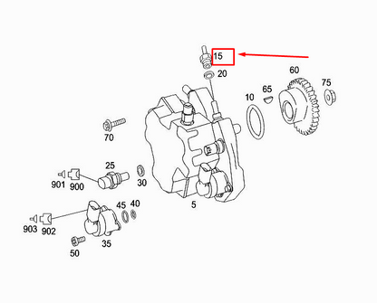 new mercedes-benz e w212 fuel line low pressure connection a0000780231 original
