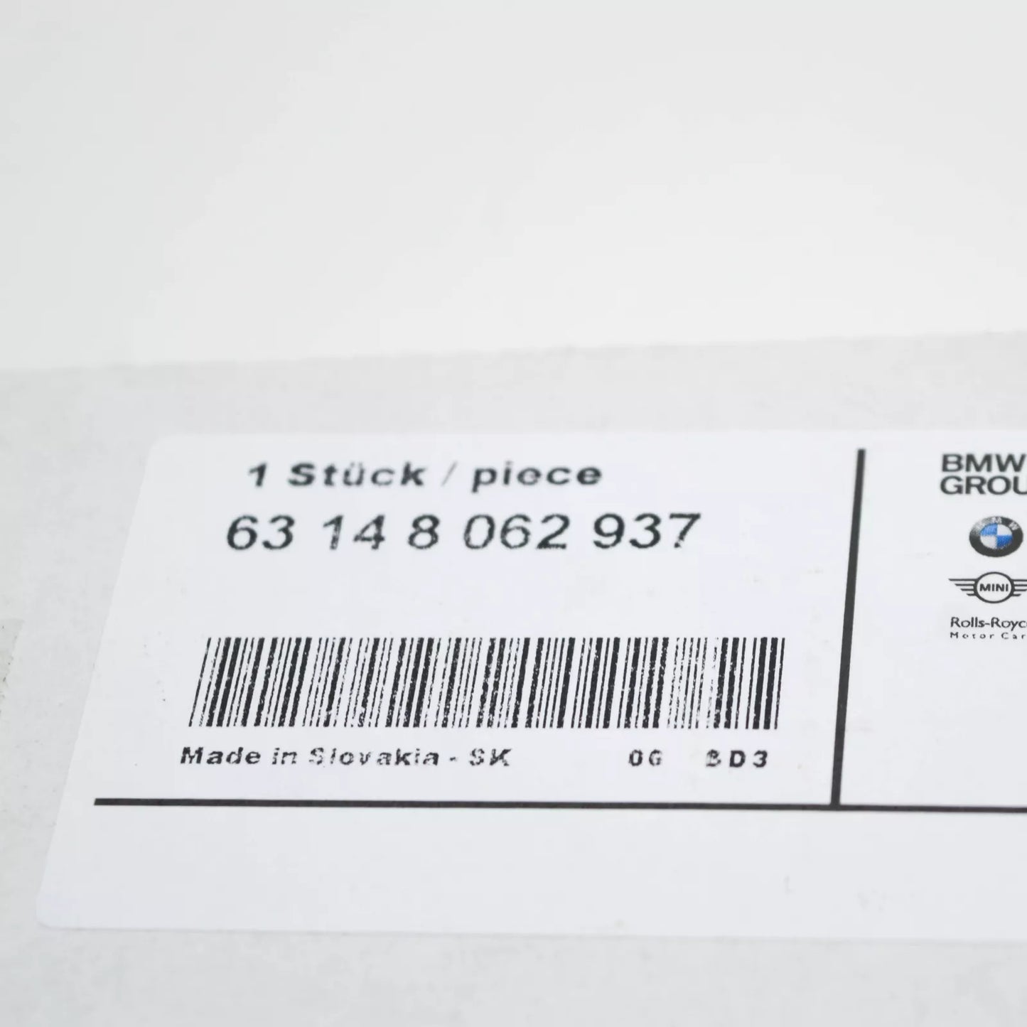 NEW BMW 7 G11 G12 LEFT LIGHT MODULE HOLDER TRIM 63148062937 ORIGINAL