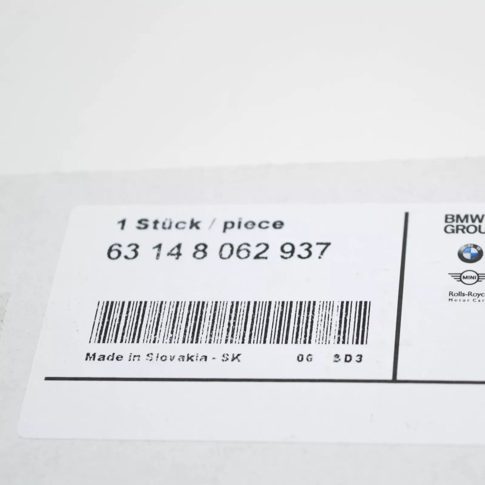 NEW BMW 7 G11 G12 LEFT LIGHT MODULE HOLDER TRIM 63148062937 ORIGINAL