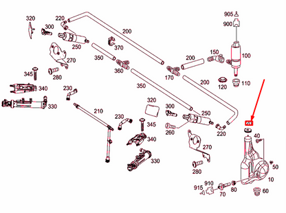 NEW MB SPRINTER 906 WINDSHIELD WASHER BOOTLE COVER CAP A9068690072 ORIGINAL