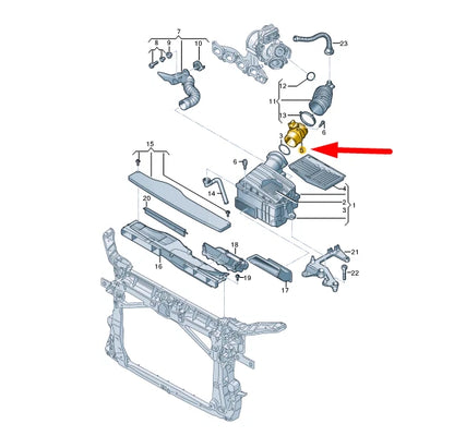 NEW VOLKSWAGEN ARTEON 3H7 AIR MASS METER 05L906461B