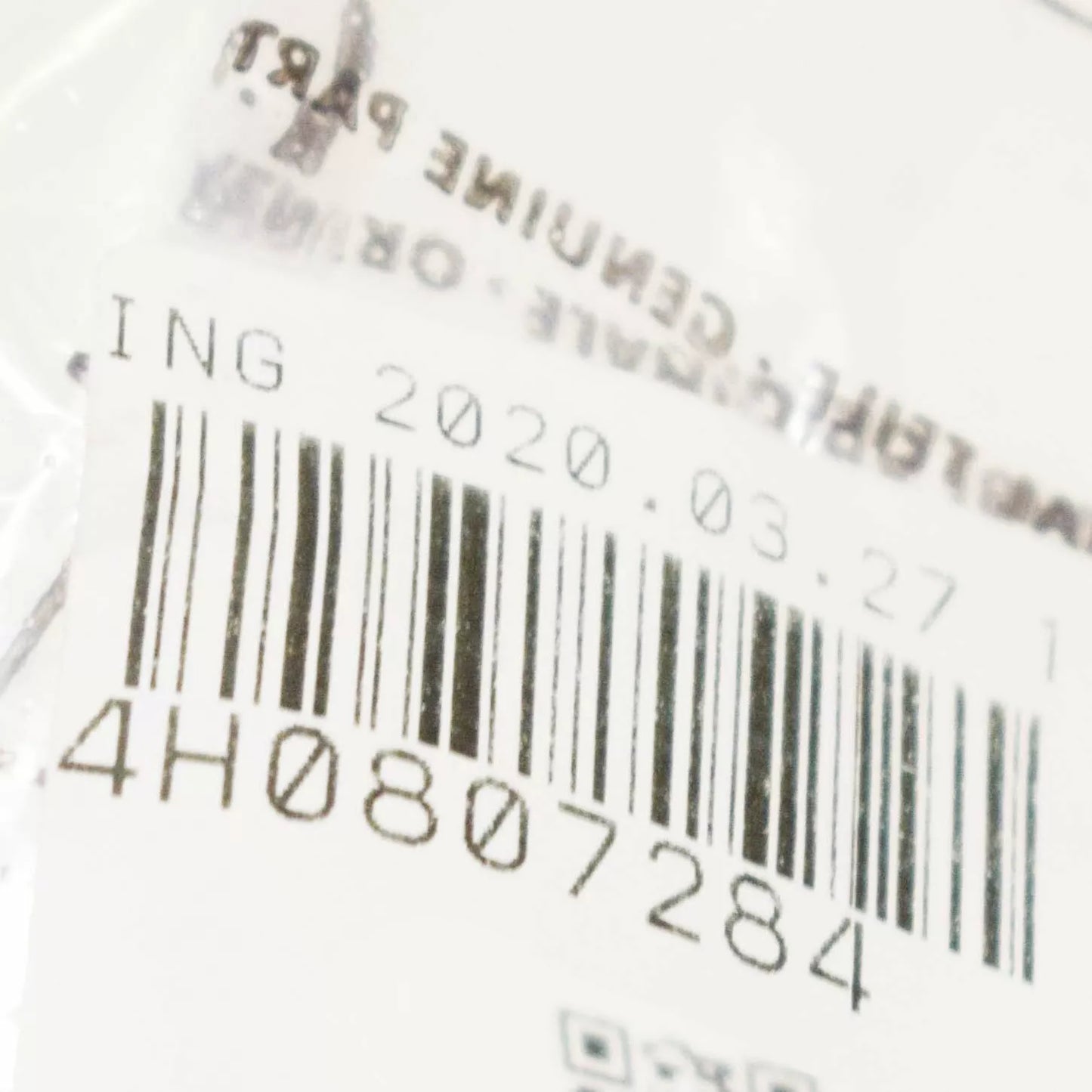 NEW AUDI A8 4H FRONT RIGHT UPPER BUMPER GUIDE DUCT 4H0807284 ORIGINAL