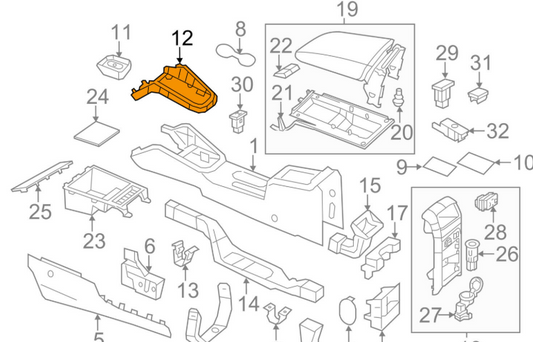 new volkswagen jetta mk6 center console front trim lhd 5c786348782v original