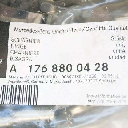 NEW MERCEDES BENZ GLA X156 HOOD HINGE RIGHT SIDE A1768800428 ORIGINAL