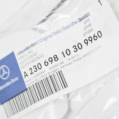 NEW MB SL R230 FRONT RIGHT ROCKER JACK TUBE COVER A23069810309960 ORIGINAL