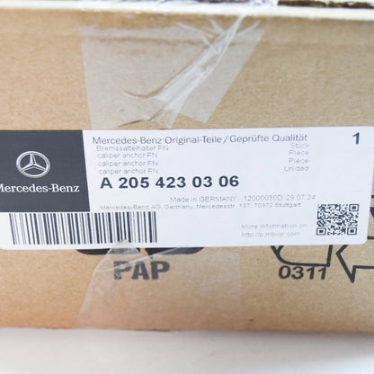 NEW MERCEDES-BENZ C W205 REAR LEFT BRAKE CARRIER A2054230306 ORIGINAL