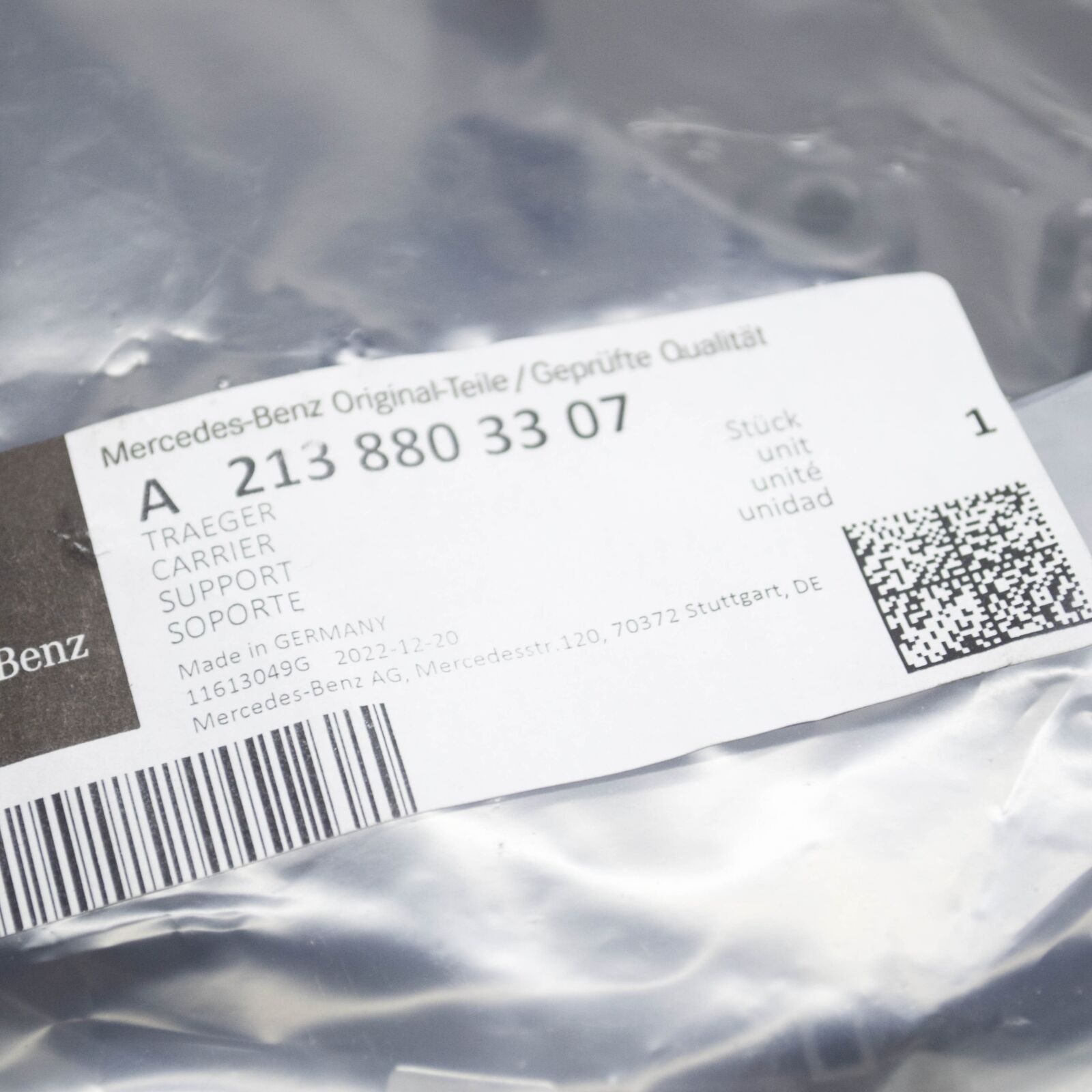 NEW MB CLS C257 RADIATOR GRILLE MERCEDES STAR CARRIER A2138803307 ORIGINAL