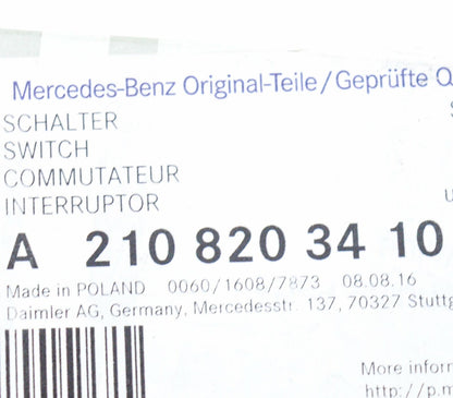 NEW MERCEDES-BENZ E W210 ELECTRIC SLIDING ROOF SWITCH A2108203410 ORIGINAL