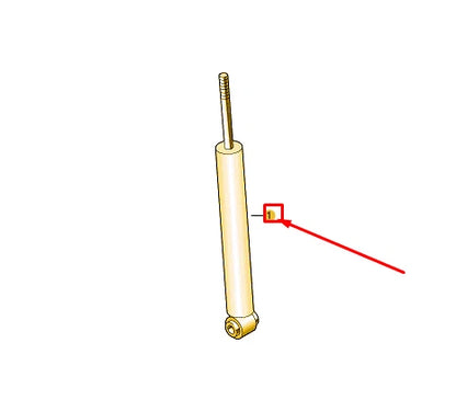 NEW VW POLO AW MK6 REAR GAS SHOCK ABSORBER 2Q0513049AN ORIGINAL