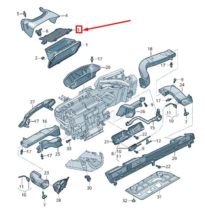 NEW AUDI A6 4A C8 FOLIAGE GRILLE RHD 4K2819408A
