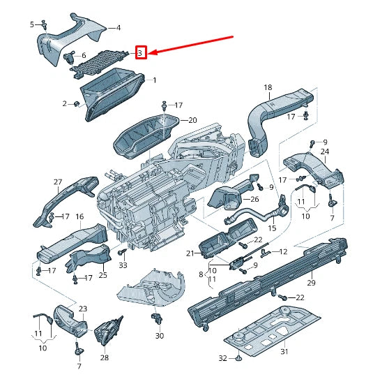 NEW AUDI A6 4A C8 FOLIAGE GRILLE RHD 4K2819408A