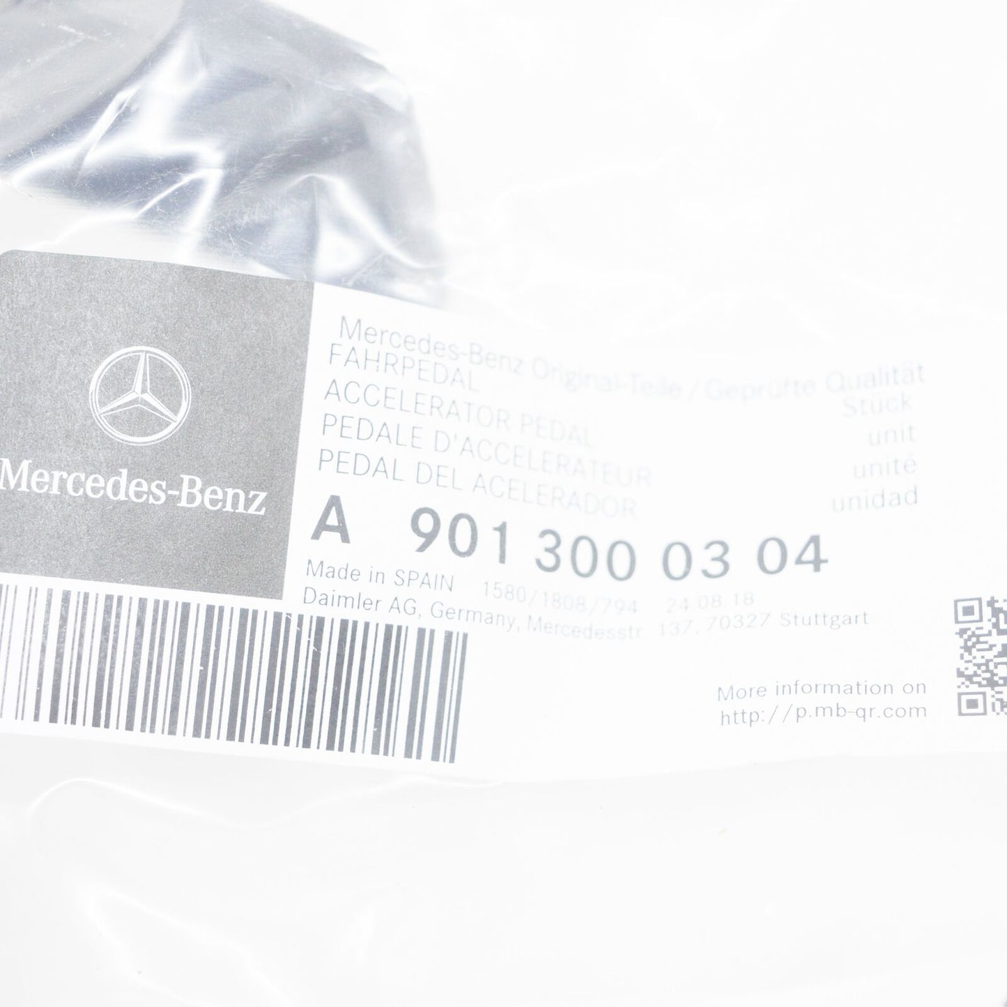 NEW MERCEDES-BENZ VITO 638 ACCELERATOR PEDAL A9013000304 ORIGINAL