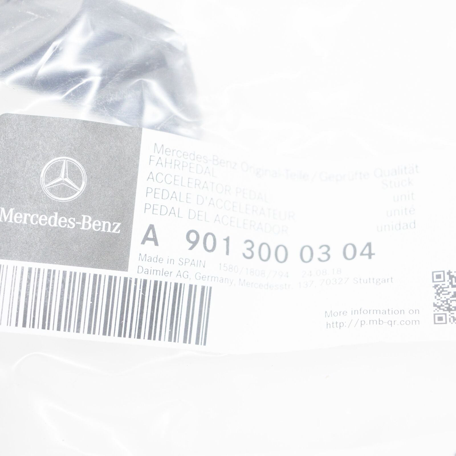 NEW MERCEDES-BENZ VITO 638 ACCELERATOR PEDAL A9013000304 ORIGINAL