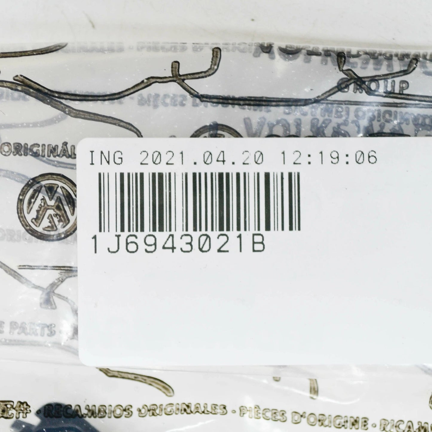 NEW VOLKSWAGEN GOLF MK4 LICENSE PLATE NUMBER LIGHT 1J6943021B ORIGINAL