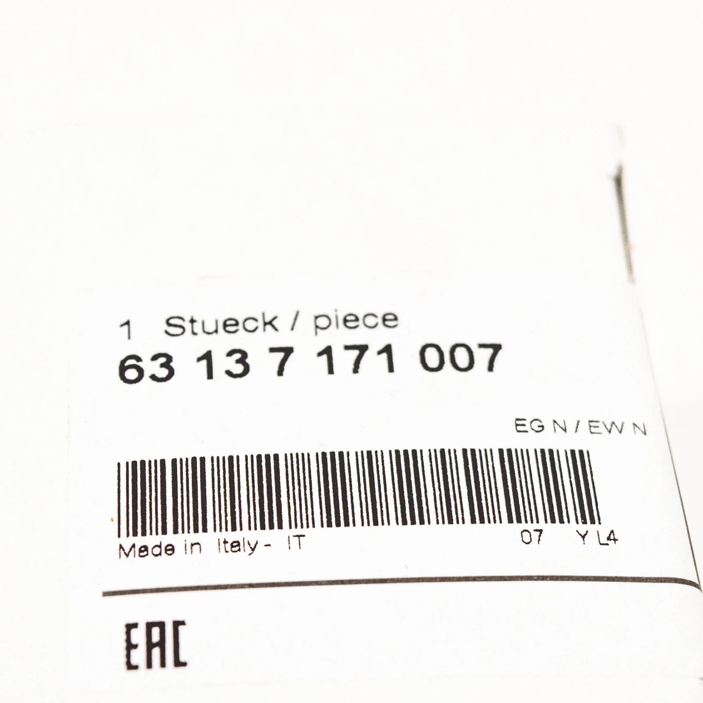 NEW BMW X6 E71 FRONT LEFT ADDITIONAL TURN SIGNAL 63137171007 7171007 ORIGINAL