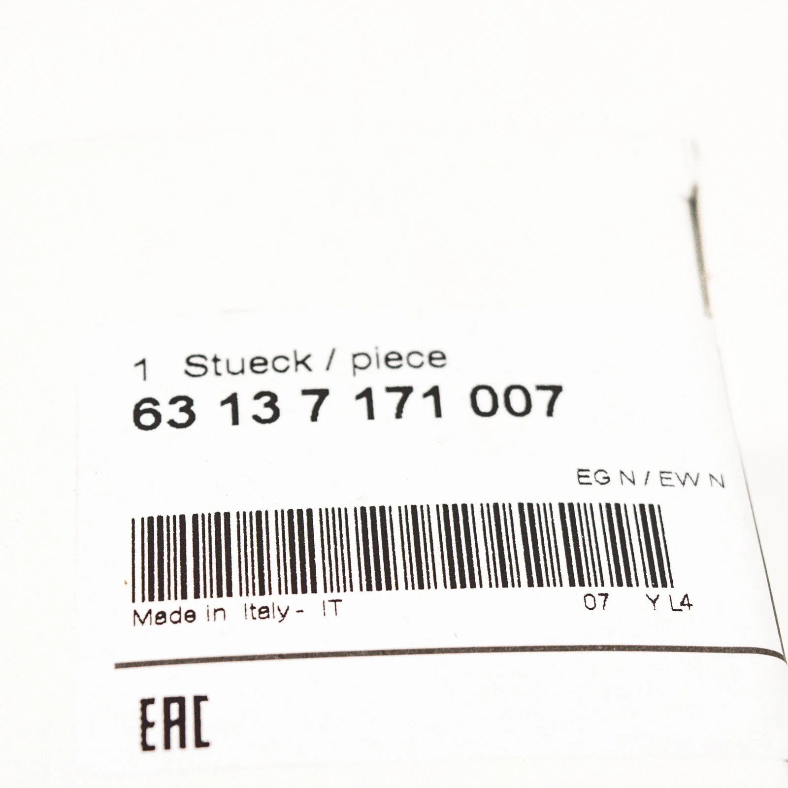 NEW BMW X6 E71 FRONT LEFT ADDITIONAL TURN SIGNAL 63137171007 7171007 ORIGINAL