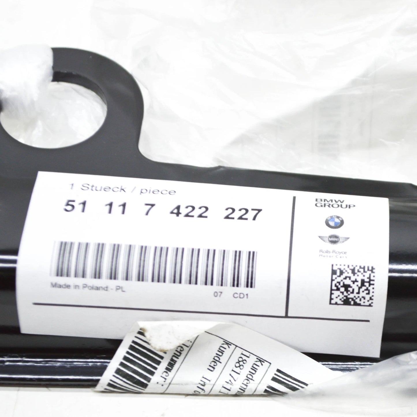 NEW BMW 3 G20 REAR LEFT CROSS BRACE SUPPORT 51117422227 ORIGINAL