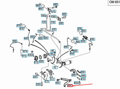 NEW MERCEDES-BENZ SPRINTER 906 EXHAUST SYSTEM BRACKET A9064921200