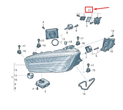 NEW AUDI RS7 SPORTBACK 4G TURN SIGNAL POWER MODULE REPAIR SET 4G8998099 ORIGINAL