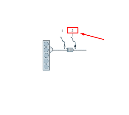 new vw caddy iv sa mk6 lambda oxygen sensor 04c906262s original