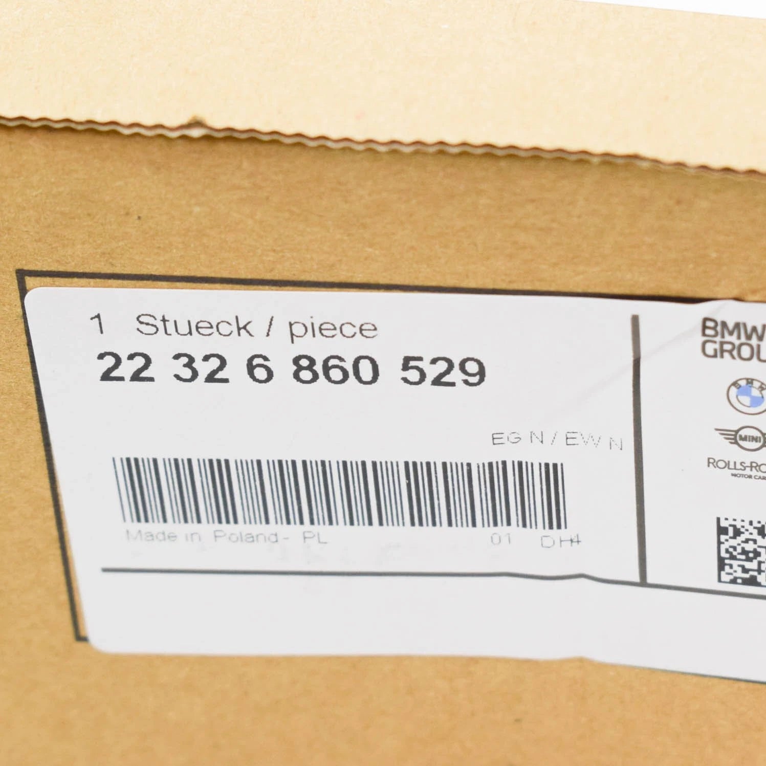 NEW BMW 5 G30 AUTOMATIC TRANSMISSION GEARBOX MOUNT 22326860529 6860529 ORIGINAL