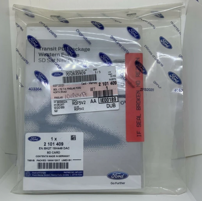 new ford transit mk4 navigation map secure digital (sd) card 2101409 original