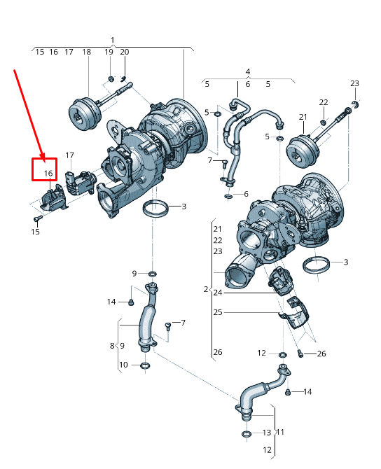 NEW AUDI Q8 4MN RIGHT TURBOCHARGER HEAT SHIELD 0P2145326 ORIGINAL