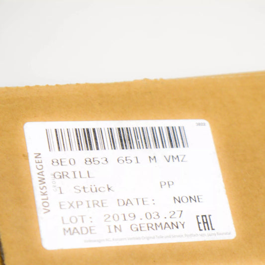 NEW AUDI A4 B7 S-LINE RADIATOR GRILLE 8E0853651MVMZ 2008 ORIGINAL