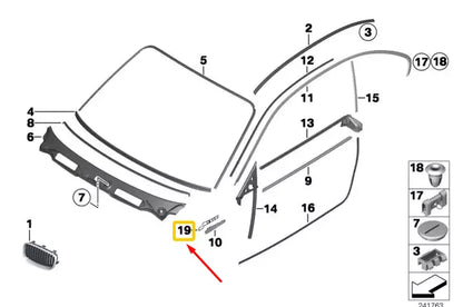 NEW BMW 1 M COUPE E82 FRONT RIGHT SIDE PANEL BASE 51138051818 8051818 ORIGINAL