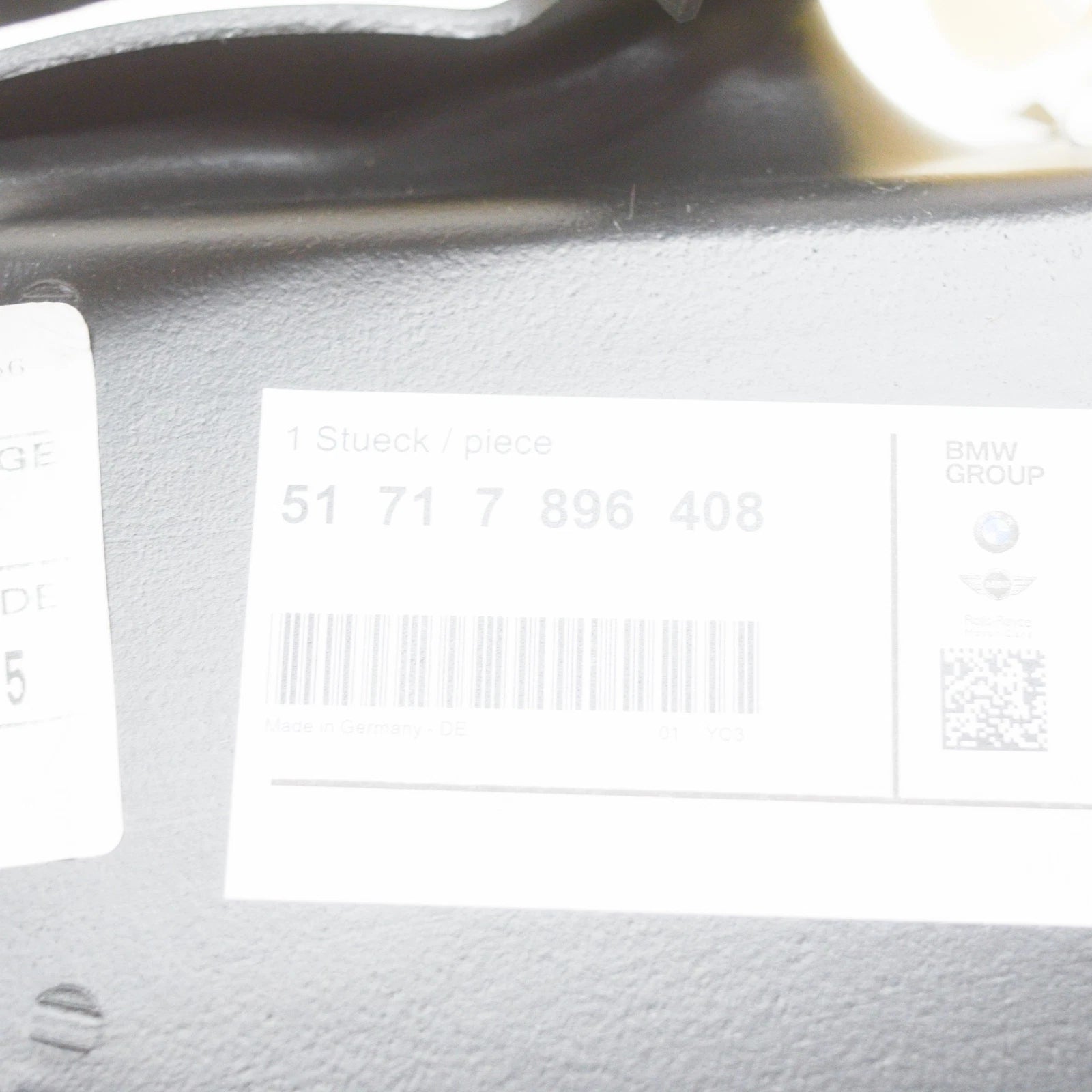 NEW BMW 3 COUPE E46 FRONT RIGHT M BRAKE AIR DUCT 51717896408 ORIGINAL
