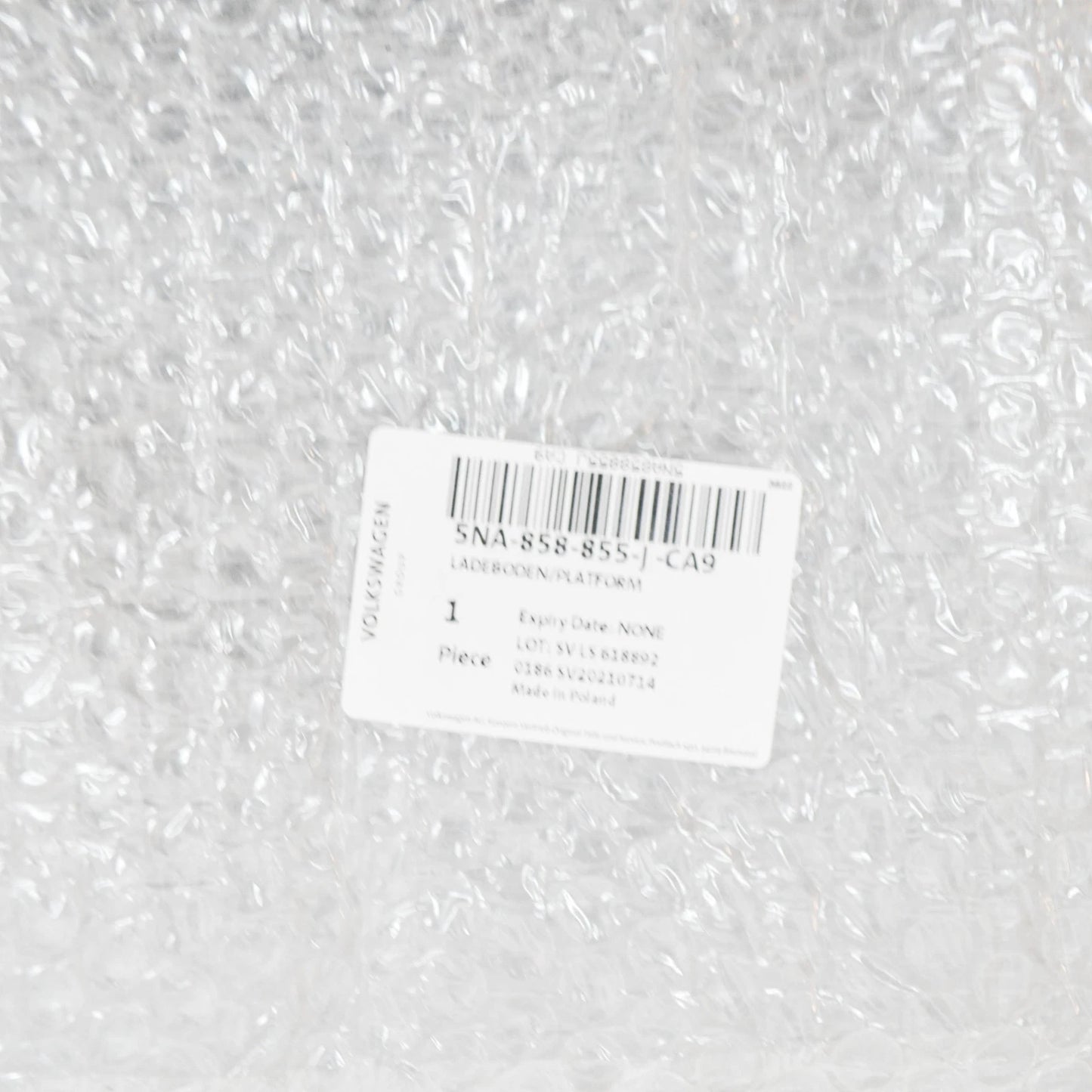 NEW VOLKSWAGEN TIGUAN AD MK2 BOOT COMPARTMENT FLOORING 5NA858855JCA9 ORIGINAL