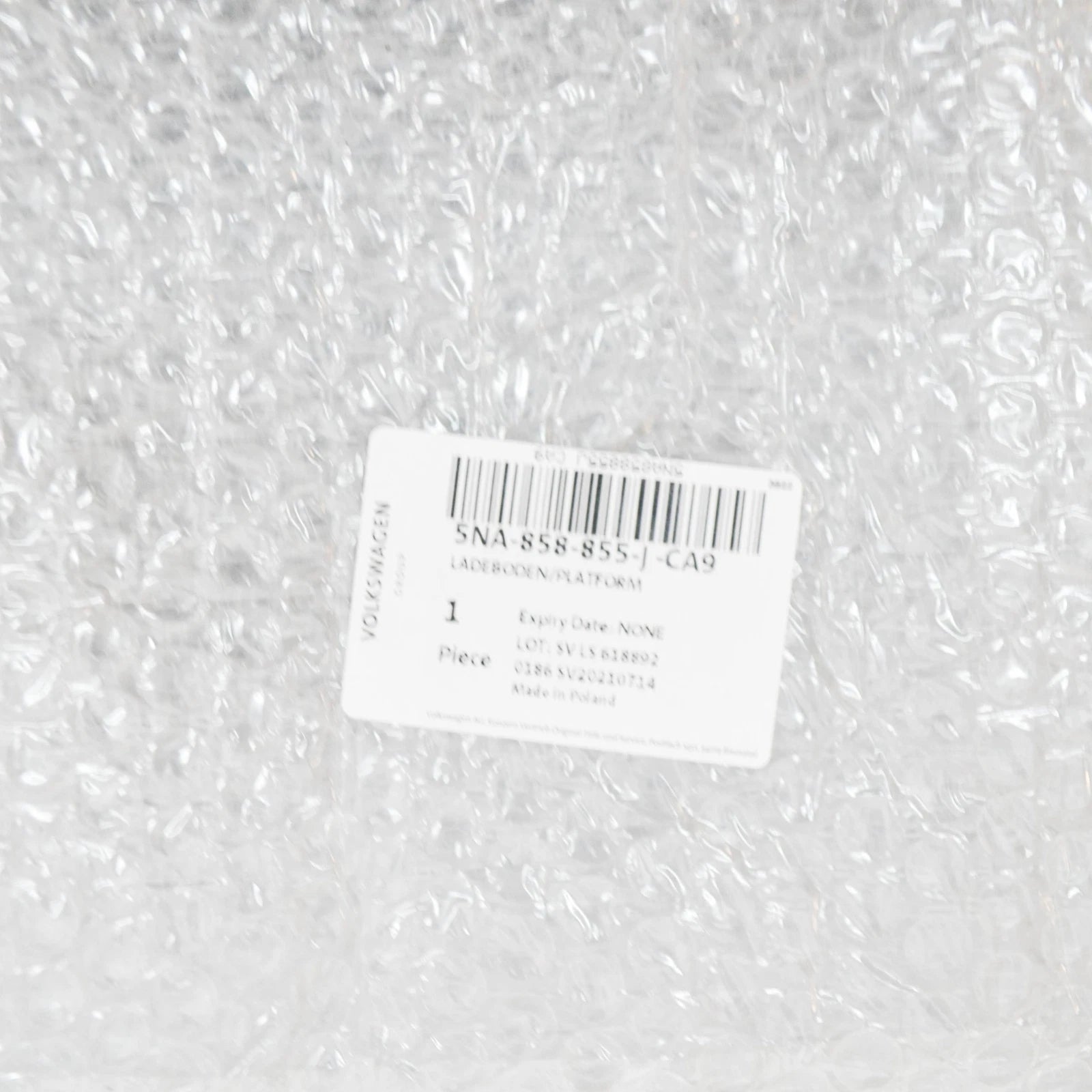 NEW VOLKSWAGEN TIGUAN AD MK2 BOOT COMPARTMENT FLOORING 5NA858855JCA9 ORIGINAL