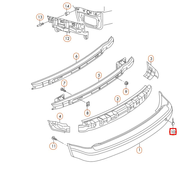 NEW VW CADDY III KA REAR BUMPER TOW EYE CAP COVER 2K0807441A9B9 ORIGINAL