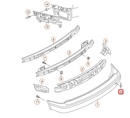 NEW VW CADDY III KA REAR BUMPER TOW EYE CAP COVER 2K0807441A9B9 ORIGINAL